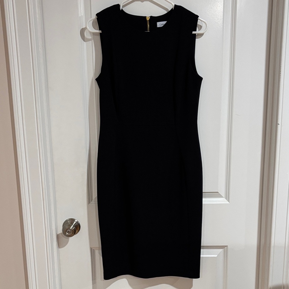 Calvin Klein Classic Black Midi Dress